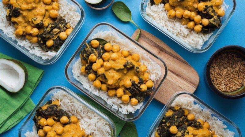 Chickpea Curry with Rice